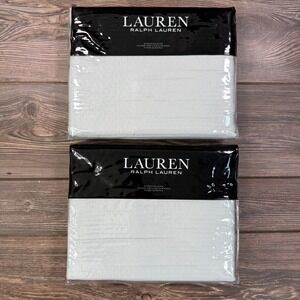 Ralph Lauren Set of 2 Spencer Matelasse European Sham 26x26 Sage Green NEW